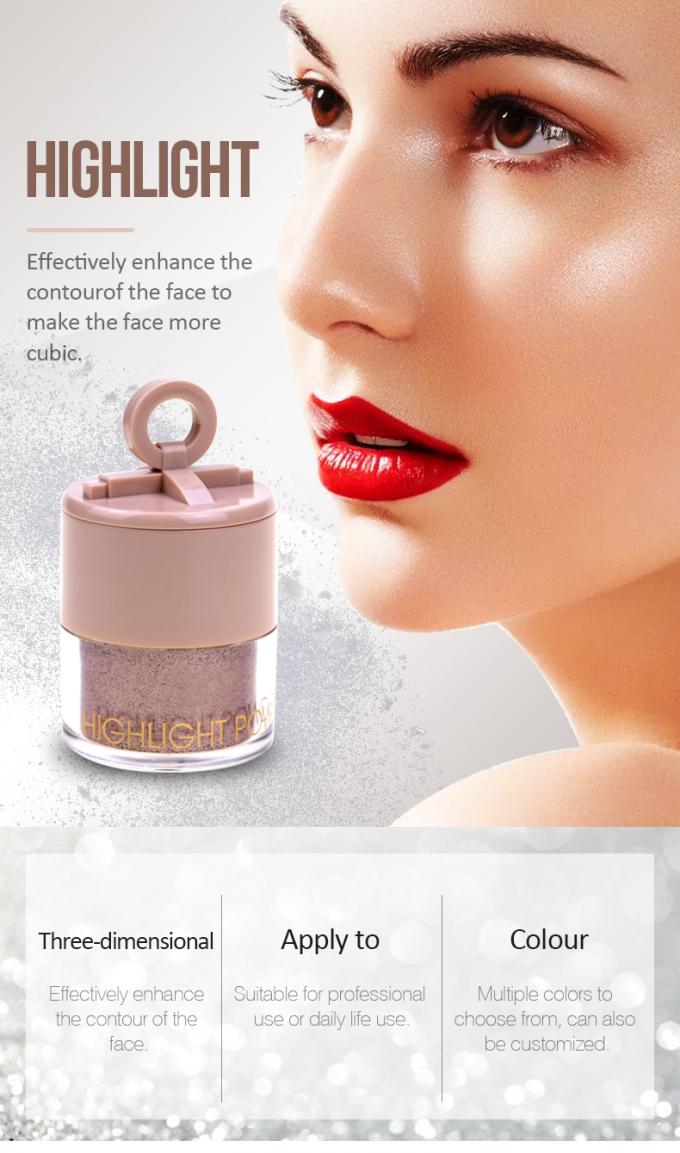 Καυτό Shimmer διαμαντιών πώλησης έξοχο χρωματισμένο ακτινοβολεί χαλαρή σκόνη highlighter Makeup makeup