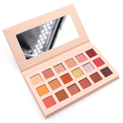 18 Colors High Pigmented Eyeshadow Palette Cruelty Free Mineral Ingredient